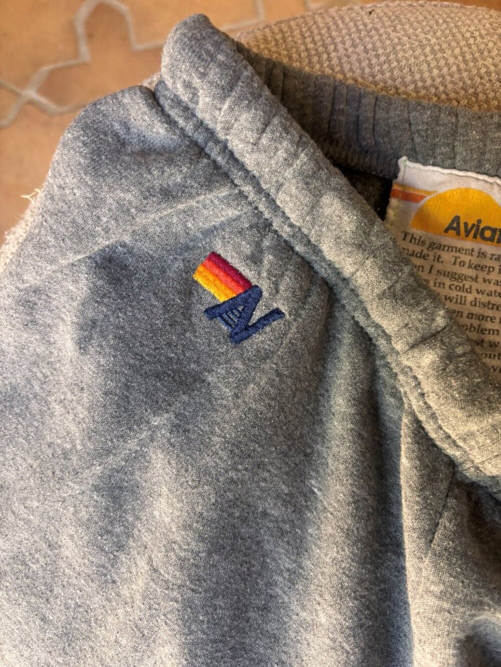 Aviator Nation Heathered Grey 5 Stripe Sweatpants W Small - Picture 3 of 5